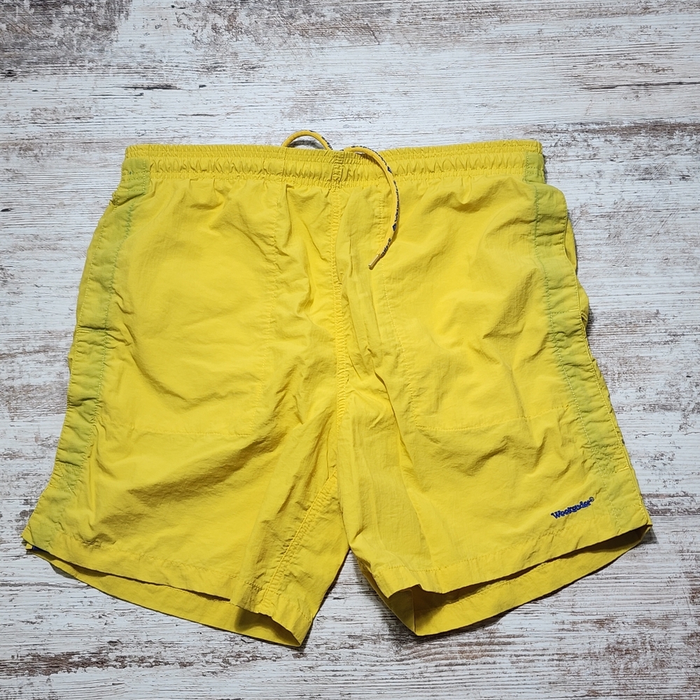 Mens Weekender Swim Trunks Size Large Yellow